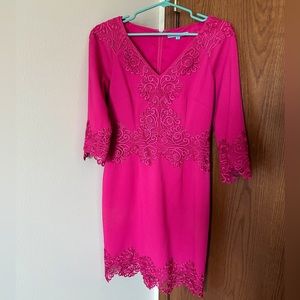 Antonio Melani Pink Lace Dress